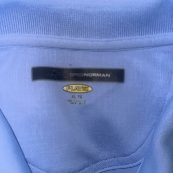 Men’s used play dry size XL blue Greg Norman collection golf polo shirt - Picture 2 of 4